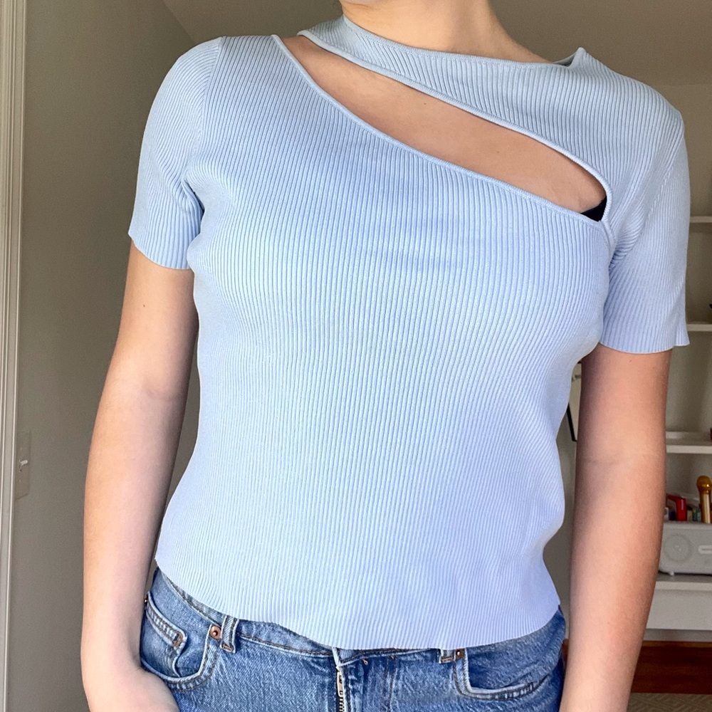 Asymmetric Sweater Top